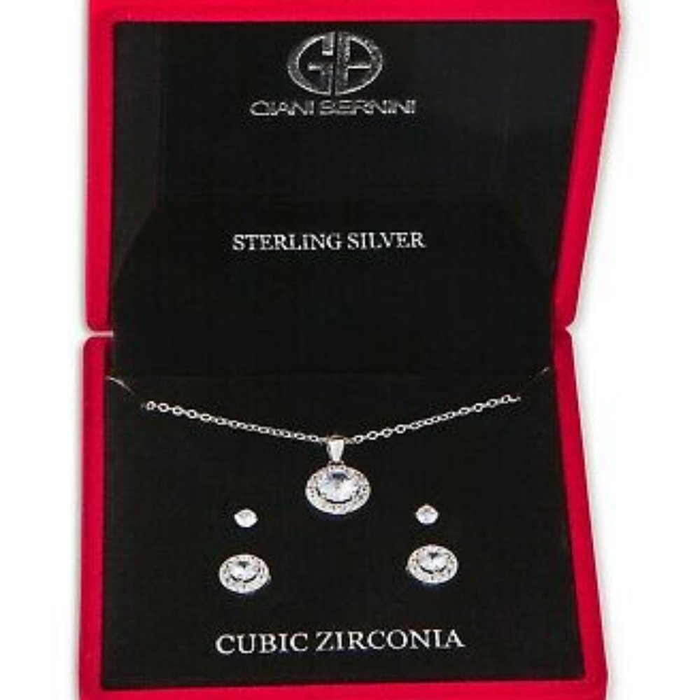 NEW Giani Bernini 3Pc Pendant Necklace W/FREE GIFT - Picture 4 of 5